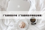 广东麻将高手场（广东麻将高手场地在哪里）