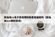 新加坡cs电子游戏理财股票是骗局吗（新加坡ace理财游戏）